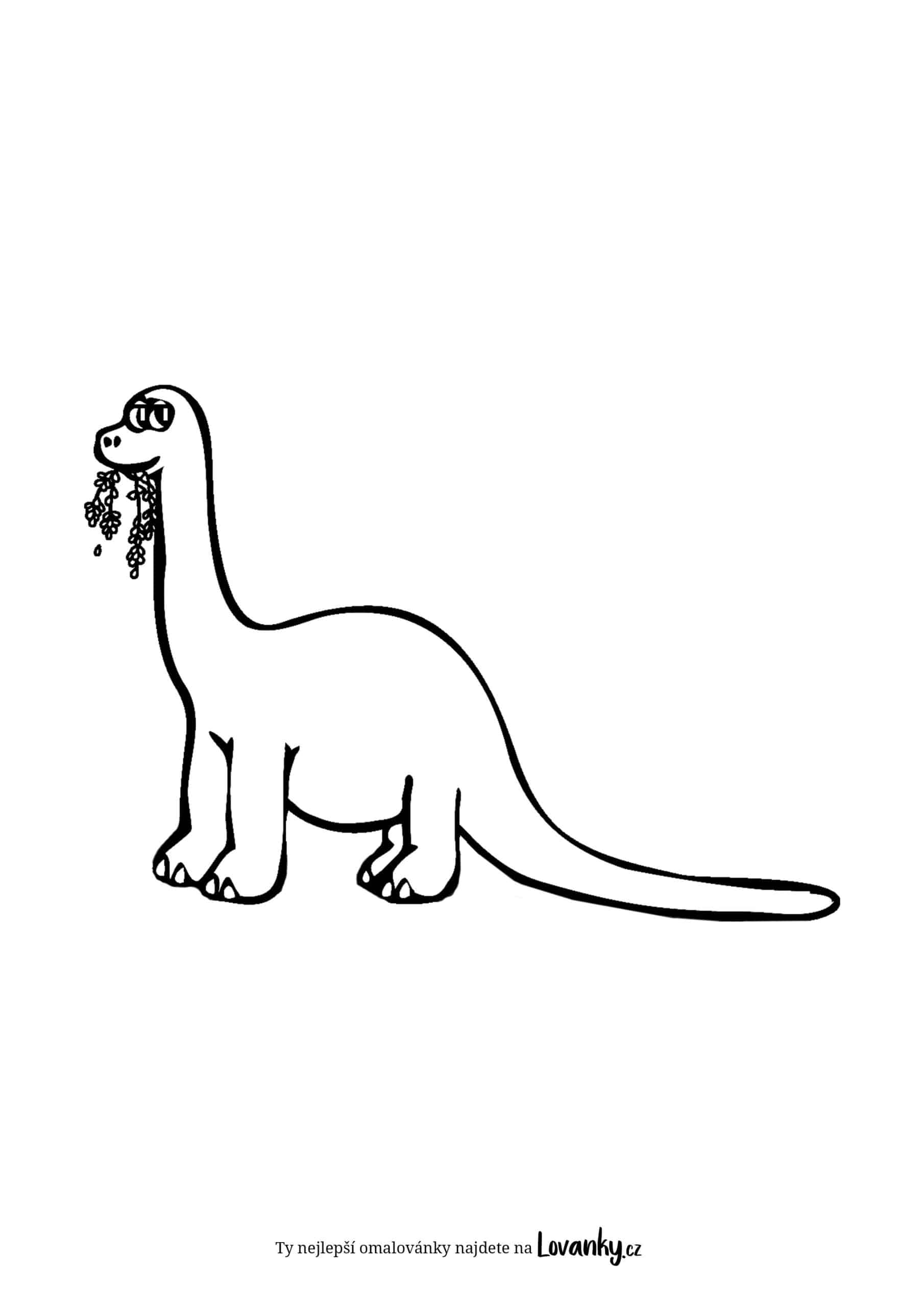 Dinosaurus omalovánky